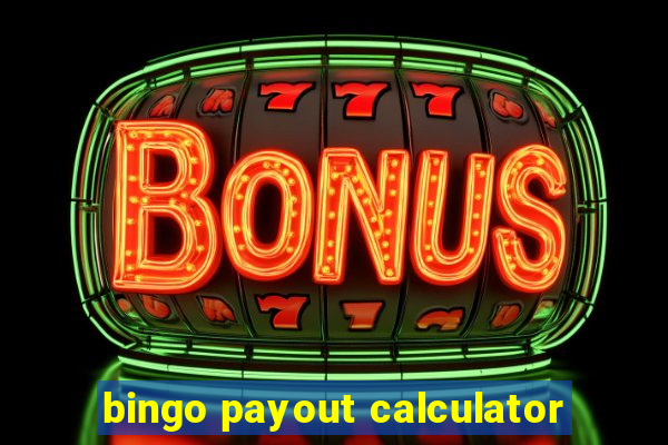 bingo payout calculator